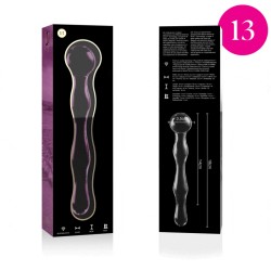 NEBULA BY IBIZA Modell 13 Glasdildo 18 cm Ø 3,5 cm Rosa