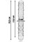 NEBULA BY IBIZA Modell 15 Glasdildo 18.5 cm Ø 3 cm Klar