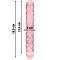 NEBULA BY IBIZA Modell 15 Glasdildo 18.5 cm Ø 3 cm Rosa