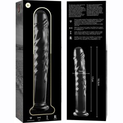 NEBULA BY IBIZA Modell 16 Glasdildo 18.5 cm Ø 3 cm Klar