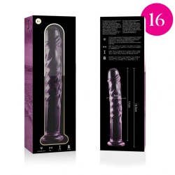 NEBULA BY IBIZA Modell 16 Glasdildo 18.5 cm Ø 3 cm Rosa