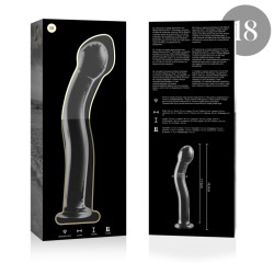 NEBULA BY IBIZA Modell 18 Glasdildo 18 cm Ø 3.5 cm Klar