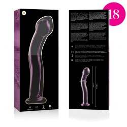 NEBULA BY IBIZA Modell 18 Glasdildo 18 cm Ø 3.5 cm Rosa