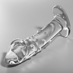 NEBULA BY IBIZA Modell 19 Glasdildo 18.5 cm Ø 4 cm Klar