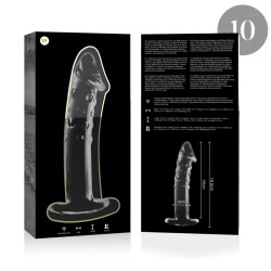 NEBULA BY IBIZA Modell 19 Glasdildo 18.5 cm Ø 4 cm Klar