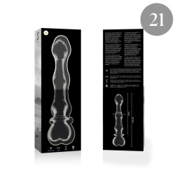 NEBULA BY IBIZA Modell 21 Glasdildo 21.5 cm Ø 3.5 cm Klar