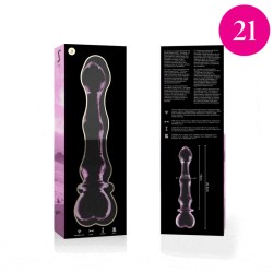 NEBULA BY IBIZA Modell 21 Glasdildo 21.5 cm Ø 3.5 cm Rosa