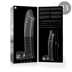 NEBULA BY IBIZA Modell 23 Glasdildo 21.5 cm Ø 4 cm Klar