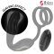 IBIZA Wiggle Prostata-Massager mit Cockring & Fernbedienung Schwarz
