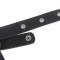 SUBBLIME Brust-Harness aus Leder mit Kettendetails Schwarz/ Silber OS