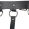 SUBBLIME Brust-Harness aus Leder mit Kettendetails Schwarz/ Silber OS