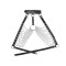 SUBBLIME Brust-Harness aus Leder mit Kettendetails Schwarz/ Silber OS