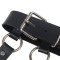 SUBBLIME Brust-Harness aus Leder mit Kettendetails Schwarz/ Silber OS