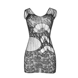 SUBBLIME Netzkleid 951771 Schwarz OS