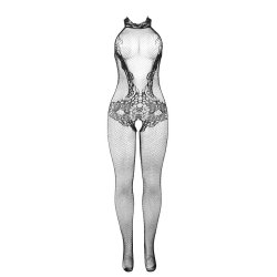 SUBBLIME Bodystocking 951801 Crotchless Schwarz OS