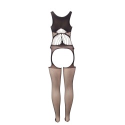 SUBBLIME Bodystocking 951900 Crotchless Schwarz OS