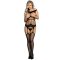 SUBBLIME Bodystocking 951900 Crotchless Schwarz OS