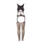 SUBBLIME Bodystocking 951900 Crotchless Schwarz OS