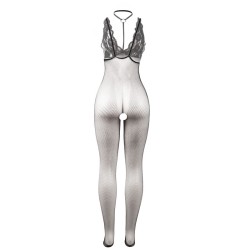 SUBBLIME Bodystocking 951993 Crotchless Schwarz OS