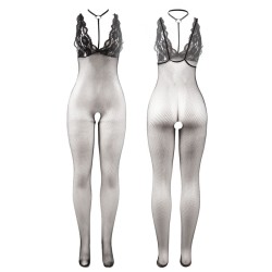 SUBBLIME Bodystocking 951993 Crotchless Schwarz OS