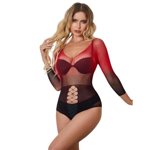 SUBBLIME Netzbody 952259 Schwarz/ Rot OS