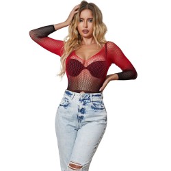 SUBBLIME Netzbody 952259 Schwarz/ Rot OS