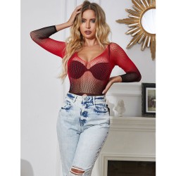 SUBBLIME Netzbody 952259 Schwarz/ Rot OS
