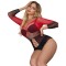 SUBBLIME Netzbody 952259 Schwarz/ Rot OS
