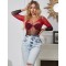 SUBBLIME Netzbody 952259 Schwarz/ Rot OS