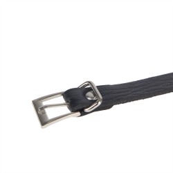 SUBBLIME Punk BH-Harness aus Leder Schwarz/ Silber OS