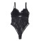 SUBBLIME Spitzenbody 955618 mit Push-up-Effekt Schwarz S/M