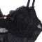 SUBBLIME Spitzenbody 955618 mit Push-up-Effekt Schwarz S/M