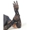 SUBBLIME Netzhandschuhe mit Strasssteinen Schwarz S/M
