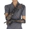 SUBBLIME Netzhandschuhe mit Strasssteinen Schwarz S/M