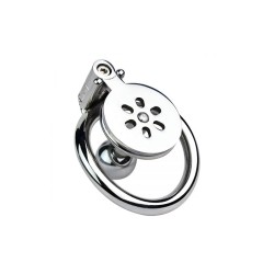 KIOTOS Chastity Device Big Ball Plug aus Edelstahl...