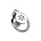 KIOTOS Chastity Device Big Ball Plug aus Edelstahl Ø 4,5 cm