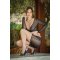 MAISON CATANZARO Caramba Black Mesh Top