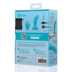 B-VIBE Remote Control Rimming P-Spot Plug mit Fernbedienung Blau