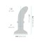 B-VIBE Remote Control Rimming P-Spot Plug mit Fernbedienung Blau