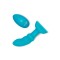 B-VIBE Remote Control Rimming P-Spot Plug mit Fernbedienung Blau