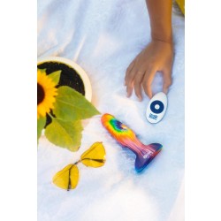 B-VIBE Peace & Love Tie Dye Rimming Plug mit Fernbedienung