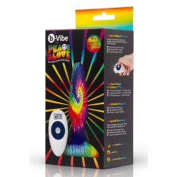 B-VIBE Peace & Love Tie Dye Rimming Plug mit Fernbedienung