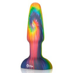 B-VIBE Peace & Love Tie Dye Rimming Plug mit Fernbedienung