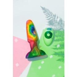B-VIBE Peace & Love Tie Dye Rimming Plug mit Fernbedienung