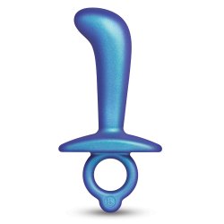 B-VIBE Thump Prostata Plug aus Silikon Blau