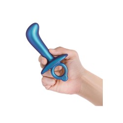 B-VIBE Thump Prostata Plug aus Silikon Blau