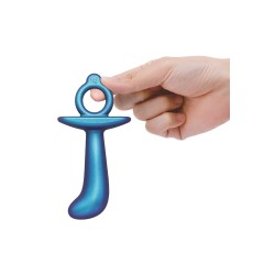 B-VIBE Thump Prostata Plug aus Silikon Blau