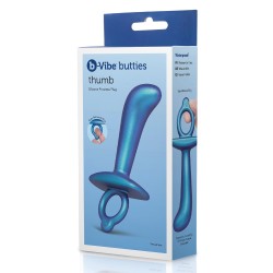 B-VIBE Thump Prostata Plug aus Silikon Blau