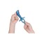 B-VIBE Thump Prostata Plug aus Silikon Blau