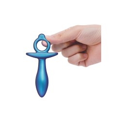 B-VIBE Slide Anal-Plug aus Silikon Blau